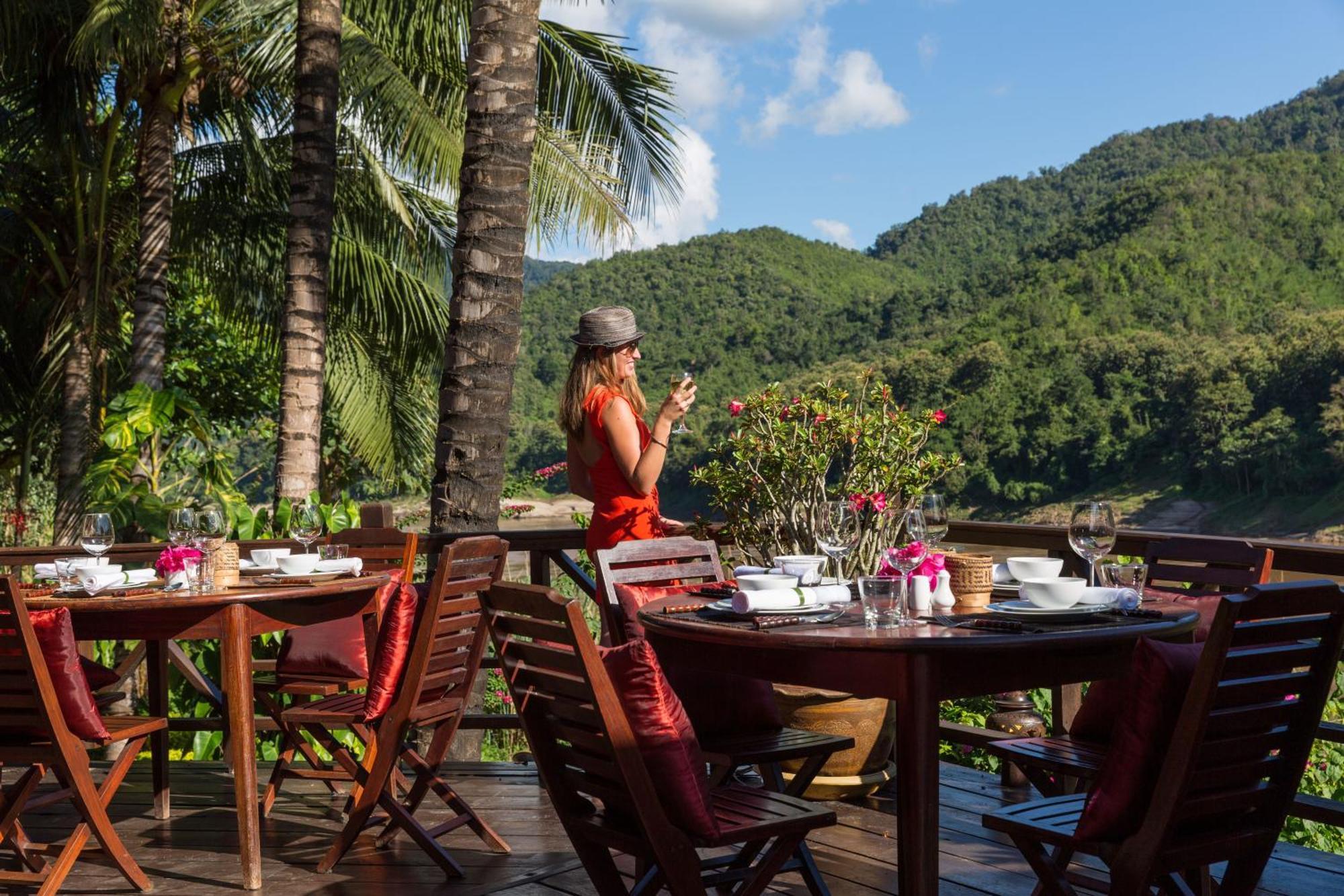 The Luang Say Lodge Muang Pakbèng Zewnętrze zdjęcie