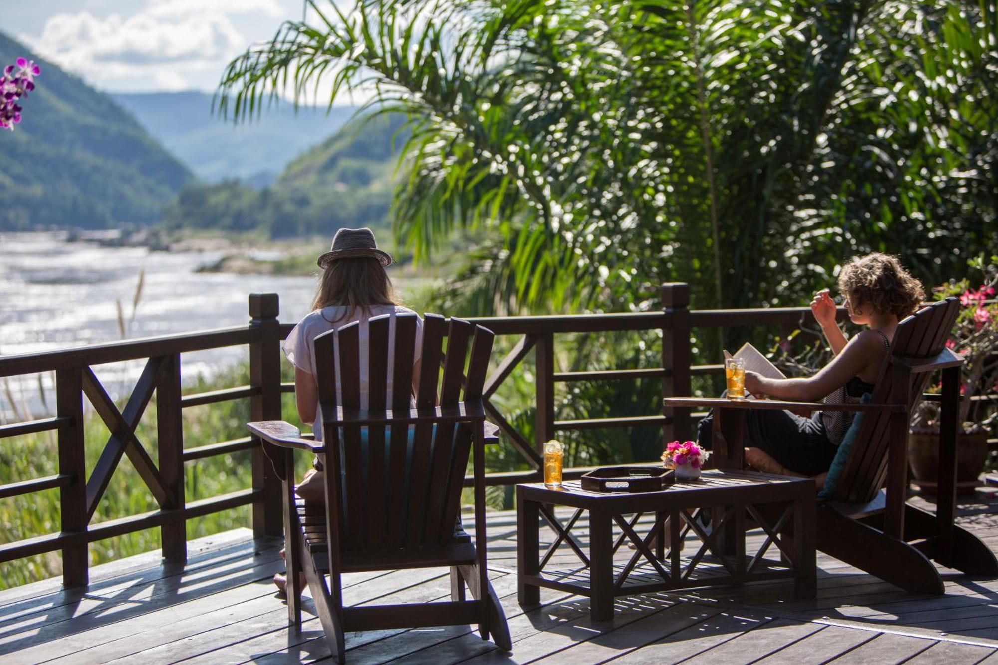 The Luang Say Lodge Muang Pakbèng Zewnętrze zdjęcie